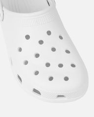 Cruz White Moulded Flat Clogs