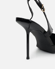 Vale black box harness detail court shoes