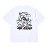 Edwin High Bear T-Shirt White Garment Washed
