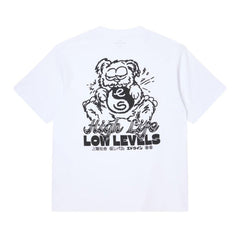 Edwin High Bear T-Shirt White Garment Washed