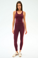 Ella Airweight Tank in Dark Cherry/Valencia