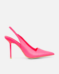 Flora Pink Sling Back Court Shoes