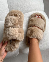 Fuzziest Mink Faux Fur Fluffy Slippers