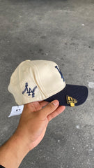 GORRA LOS ANGELES BEIGE AZUL