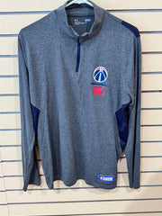 Gray Under Armour Washington Wizards NBA Combine quarter-zip pullover size large