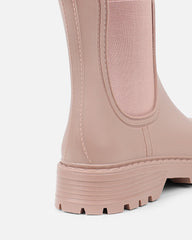Hartley Pink Wellington Chelsea Boot