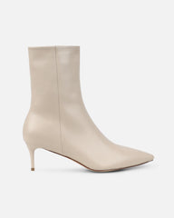 Huxley Nude Low Heel Ankle Boots