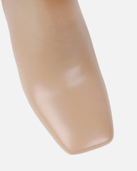 Jameson Dark Nude Mid Heeled Ankle Boots