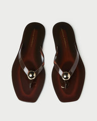 Jovie Brown Jelly Flip Flop