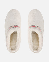 Kail Cream Teddy Faux Fur Flatform Slides