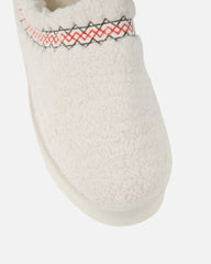 Kail Cream Teddy Faux Fur Flatform Slides