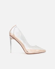 Kalina Clear Nude Court Shoes