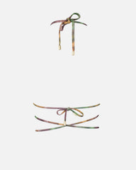 Nalele Animal Print Trim Detail Bikini Top