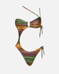Lovina Animal Print One Piece Swimsuit