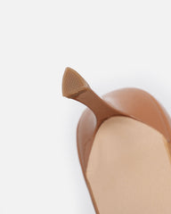 Layana Camel Box Slingback Court Shoes