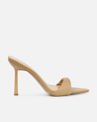 Lolly Nude Lycra Padded Mules