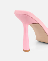 Lolly Pink Lycra Padded Mules