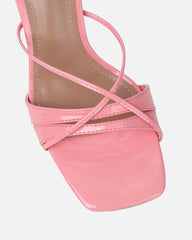 Danique Pink Patent Mules