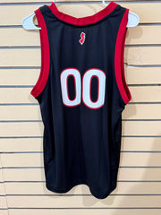 official Men's Adidas Rutgers Scarlet Knights #00 Black Replica Swingman Basketball Jersey size medium