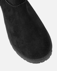 Oliver Black Faux Suede Mini Boots