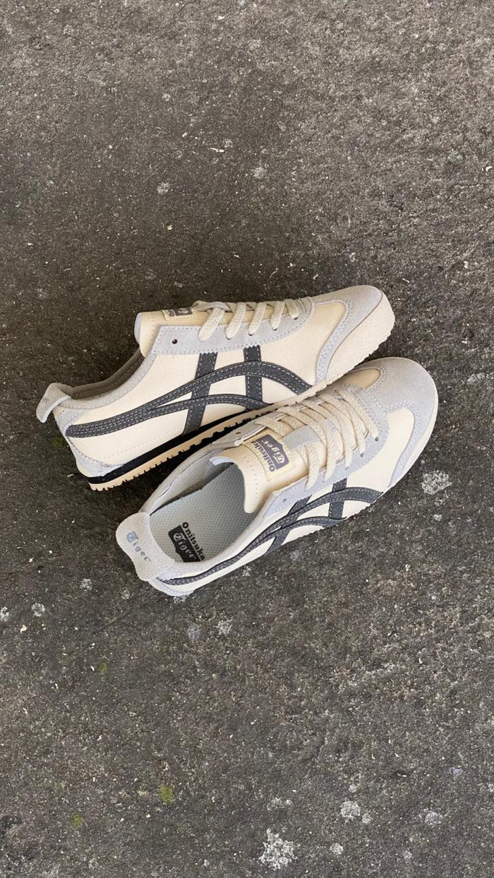 ONISUKA TIGER BEIGE GRIS OSCURO