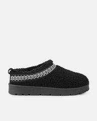 Darick Black Borg Slippers