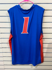 Royal Blue Florida Gators #1 basketball jersey size 2xl.
