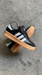 SAMBA PLATAFOMA NEGRO BLANCO