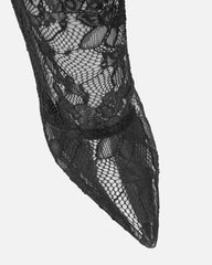 Pixxie Black Lace Stiletto Heels