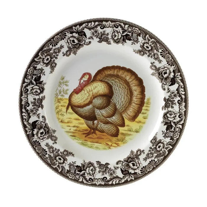 Spode Woodland Turkey Dinner Plate