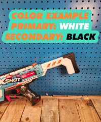 Stock Mod 2 - XShot Piston Pump Barrel Mod Toy