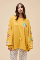 Surf Patches LS OS Tee