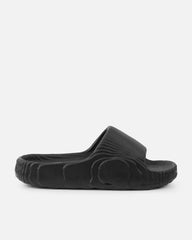Tazia Black Textured Moulded Flat Slides