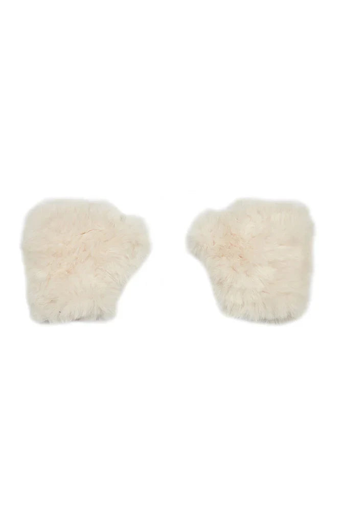 The Superfluff Mittens- Ivory