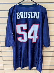 Vintage New England Patriots Tedy Bruschi #54 blue home replica jersey size 2xl