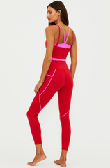 Von 7/8 Legging in Royal Red