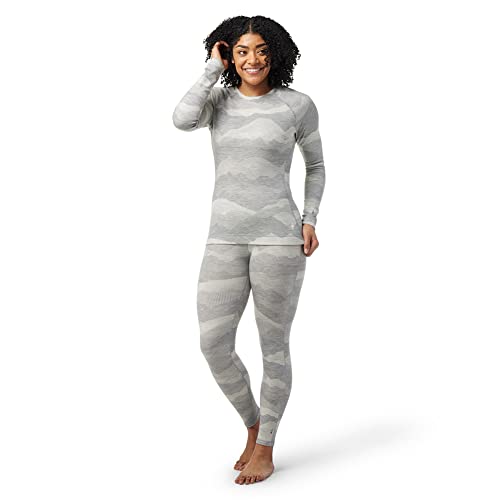 Women's Classic Thermal Merino Pattern Base Layer Crew Boxed