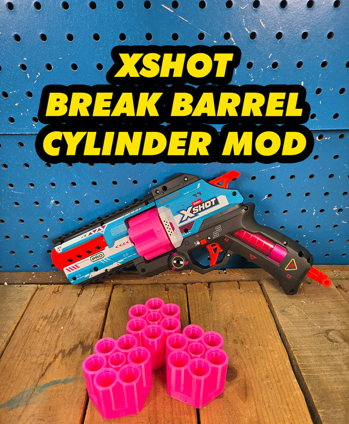 XShot Break Barrel SpinShot Cylinder Mod