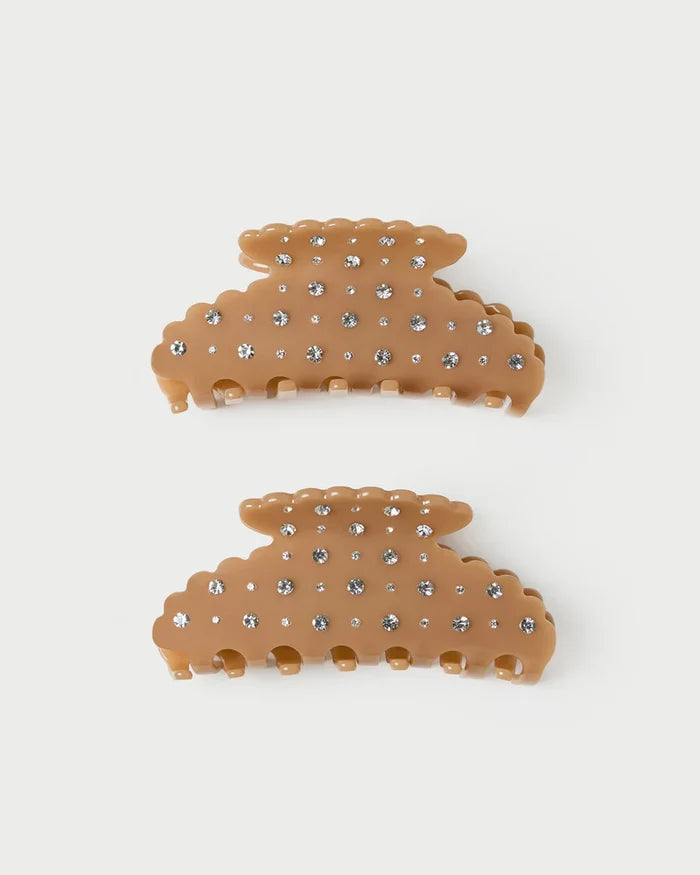 Yuri Tan/Crystal Hair Clip Set