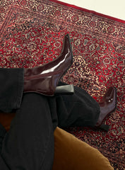 Billini Wez Boots Mulberry Crinkle Patent