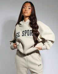 Maeve Simmi Studios SL Sport hoodie in cashew