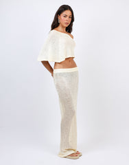 Toulon Sequin Drape Beach Top In Yellow