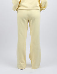 Sola Simmi Studios Embroidered Logo Joggers In Yellow