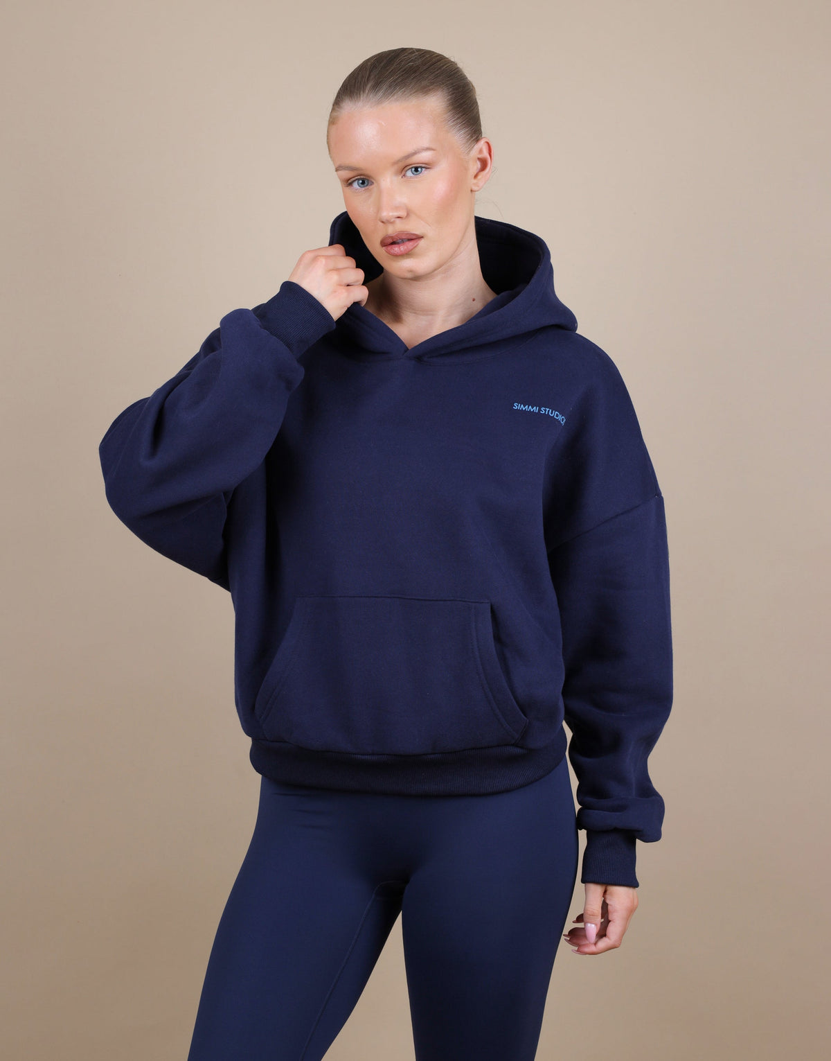 Alex Simmi Studios Hoodie In Navy