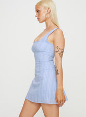 Dasha Mini Dress Blue