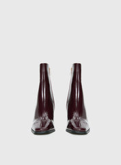 Billini Wez Boots Mulberry Crinkle Patent