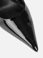 Alez Black Patent Court Shoes