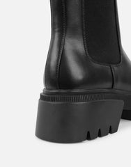 Judd Black Chunky Chelsea Boots
