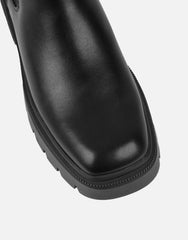 Judd Black Chunky Chelsea Boots