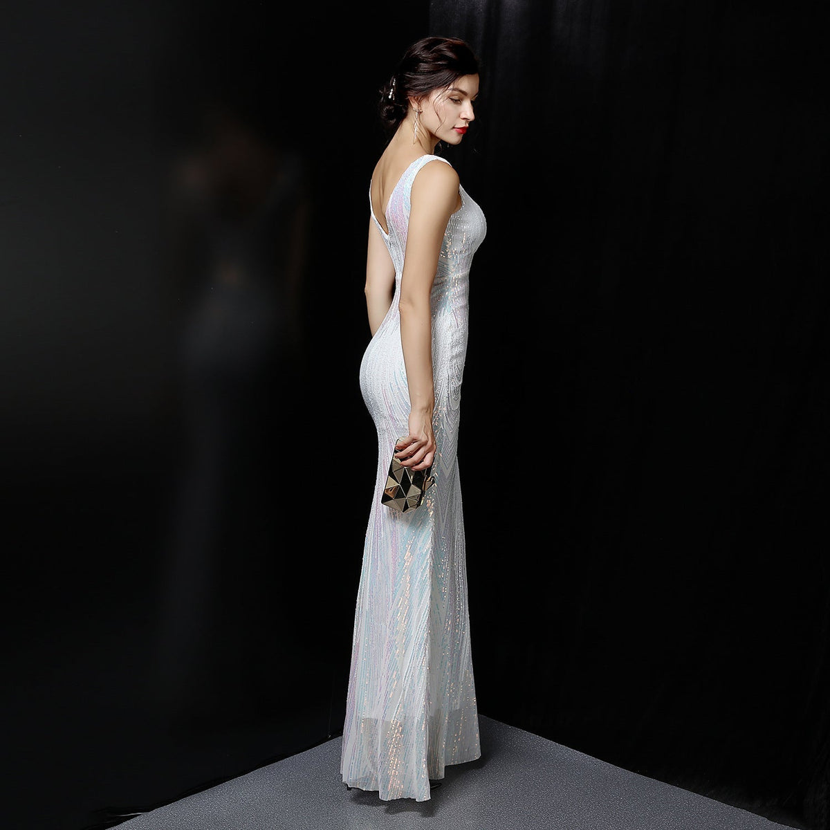 Ava Colorful Sequin Formal Dress